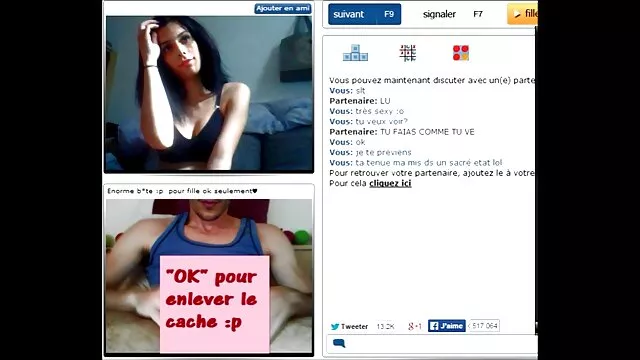 O Twink comendo a novinha brasileira fica excitado com o namorado.